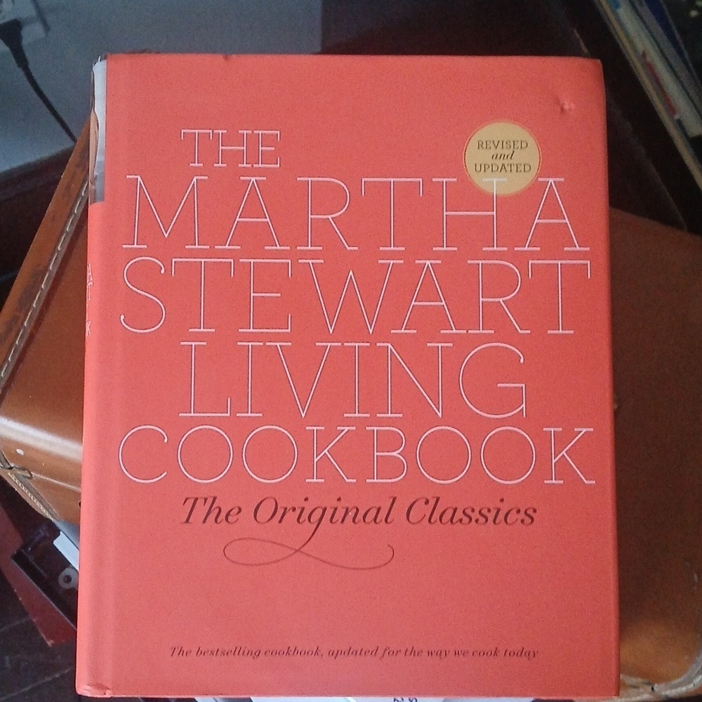 The Martha Stewart Living Cookbook - The Original Classics Red Hardcover
